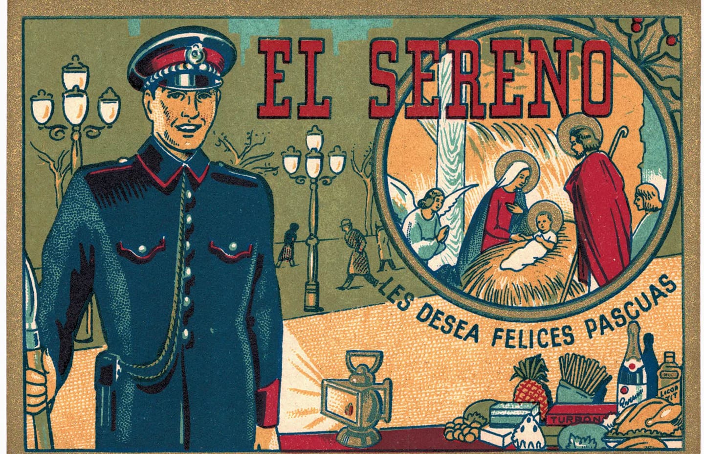 Quan el sereno, l'escombriare i el carter felicitaven el Nadal. Per Josep Maria Bernils. | Diari de Figueres